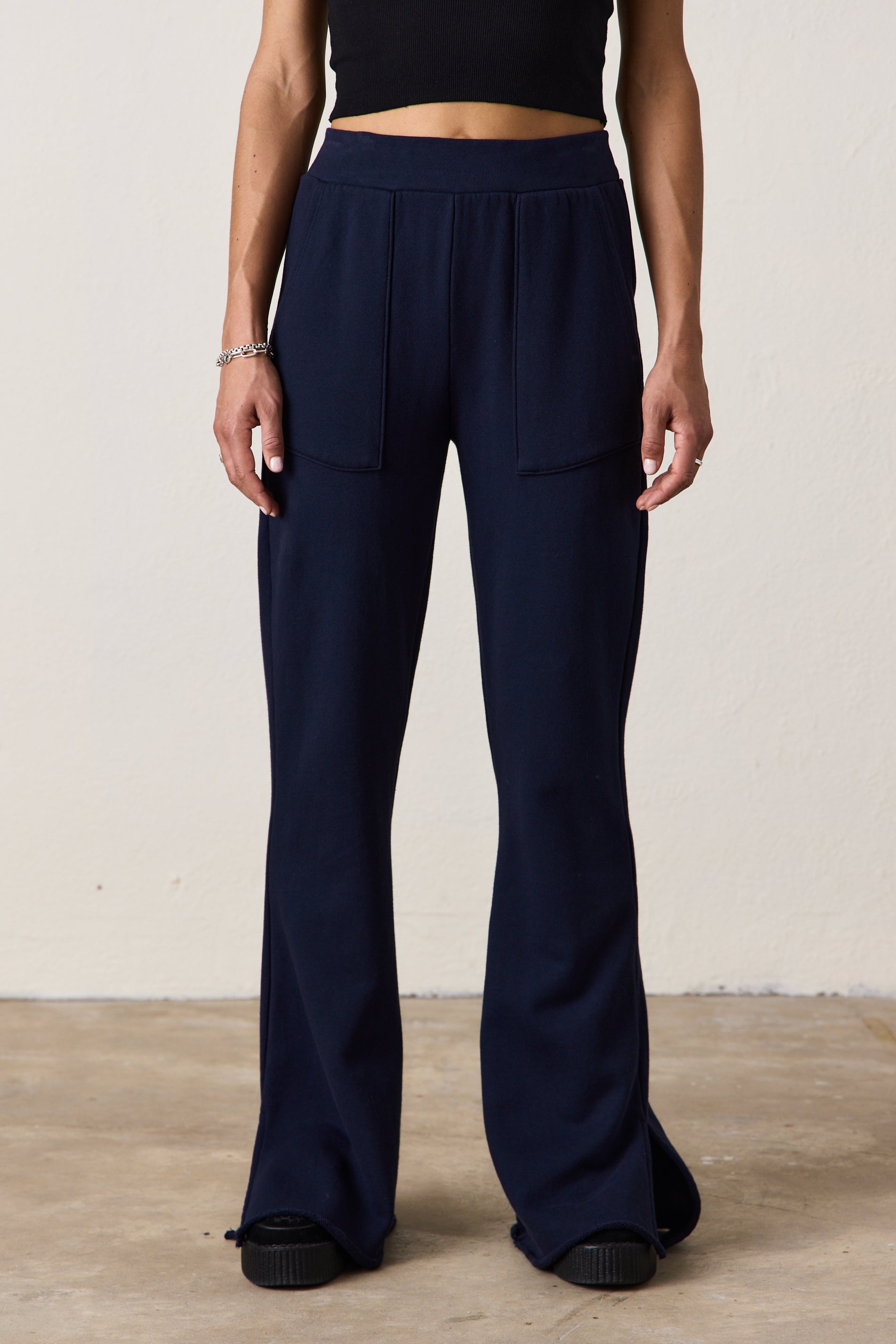 Rusty Side Slit Loop Terry Sweatpant