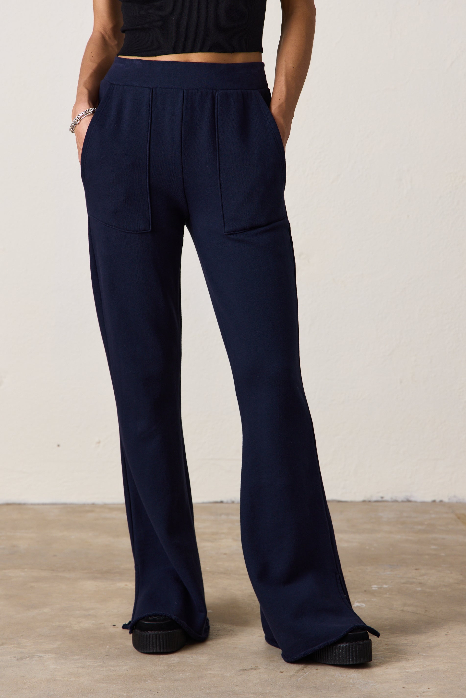 Rusty Side Slit Loop Terry Sweatpant