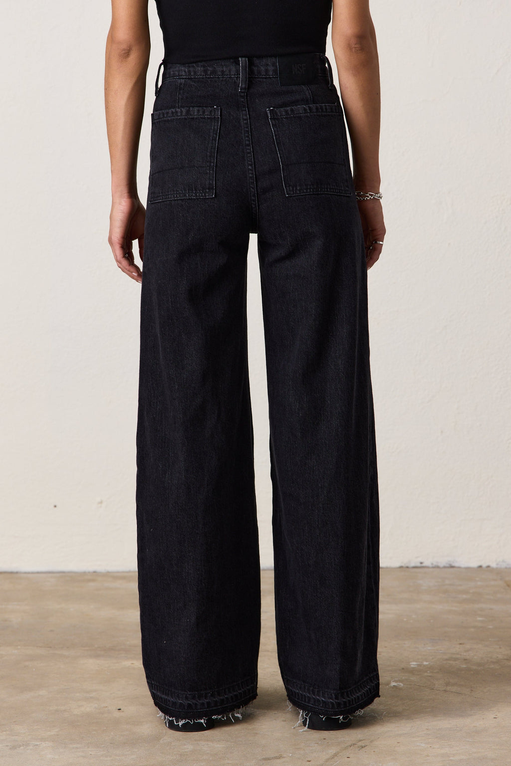 DELTA HIGH WAIST WIDE LEG JEAN