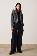 LUZ COZY FLEECE BOMBER JACKET