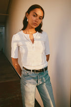 James Fitted Slub Jersey Henley