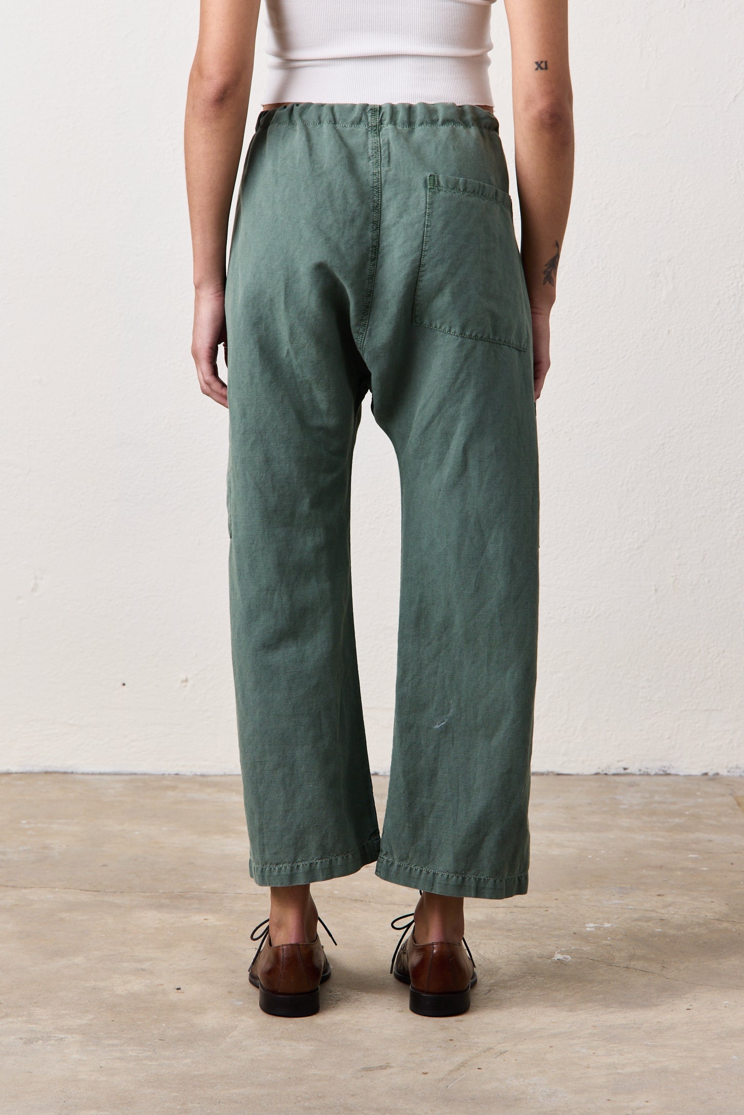 CARLSON LINEN COTTON TIE PANT