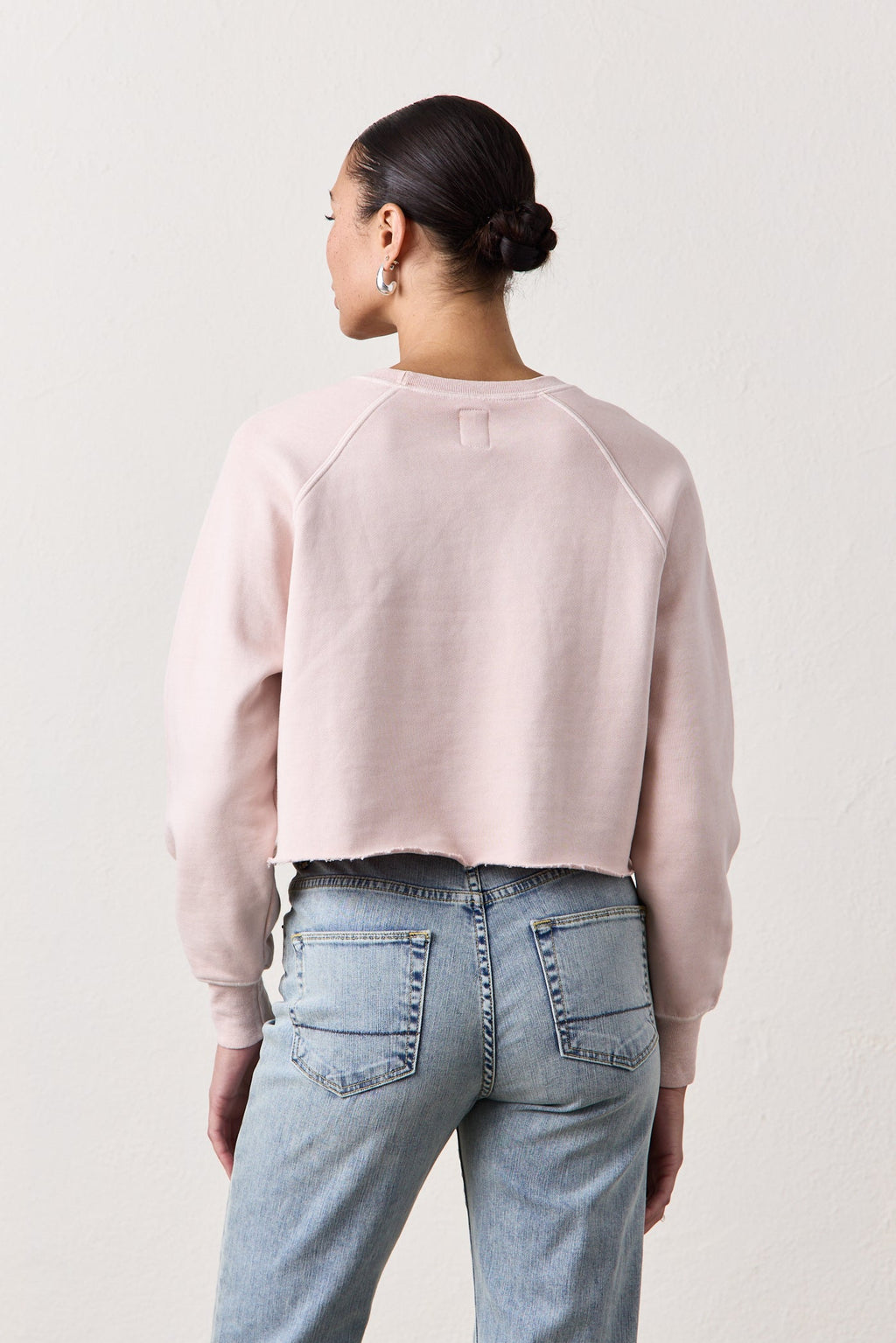 MARCO CROP COZY FLEECE SWEATSHIRT