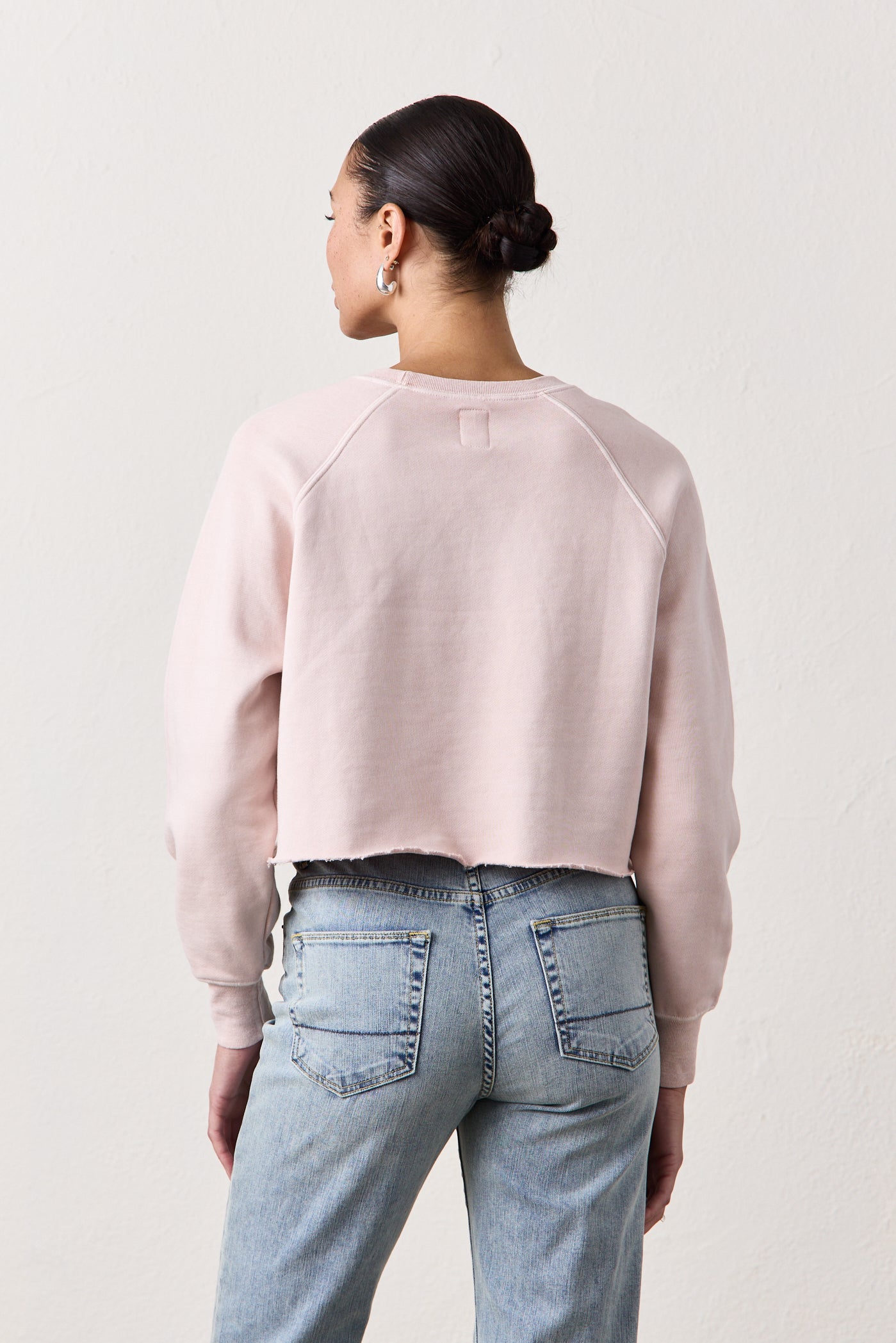 MARCO CROP COZY FLEECE SWEATSHIRT