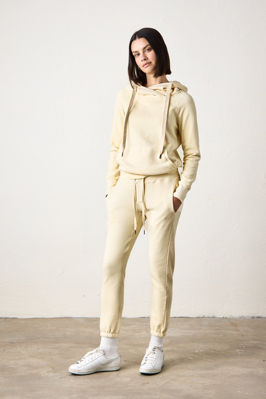 Lisse Fitted Loop Terry Hoodie