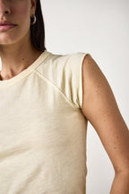 CHLOE FITTED SLUB JERSEY TEE