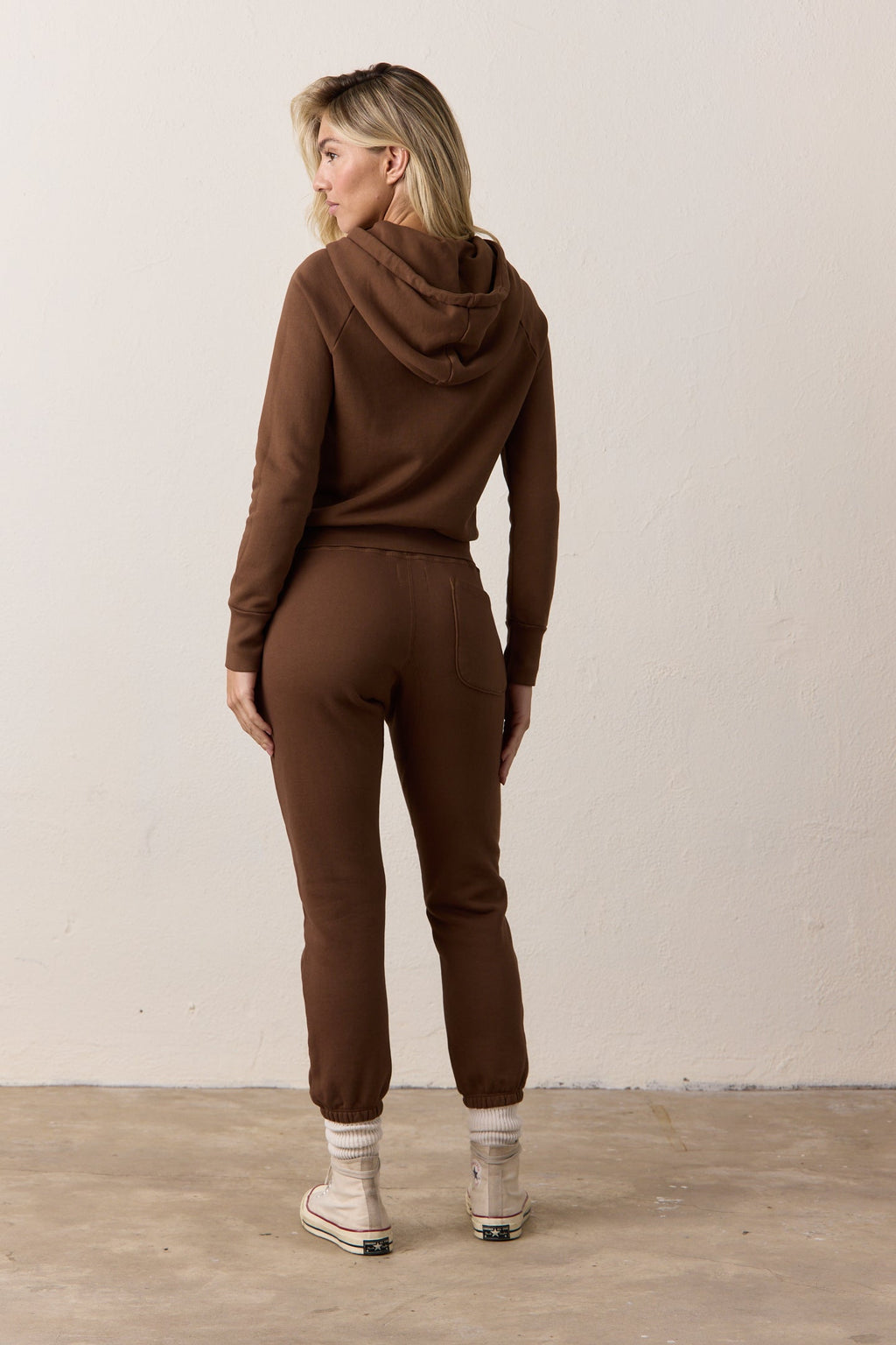 Lisse Fitted Loop Terry Hoodie