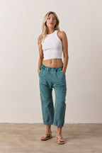 Shailey Paperbag Waist Linen Cotton Pant