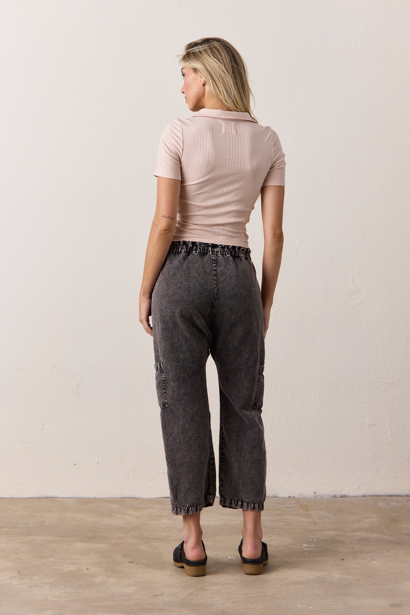 Alden Snap Front Variegated Rib Polo