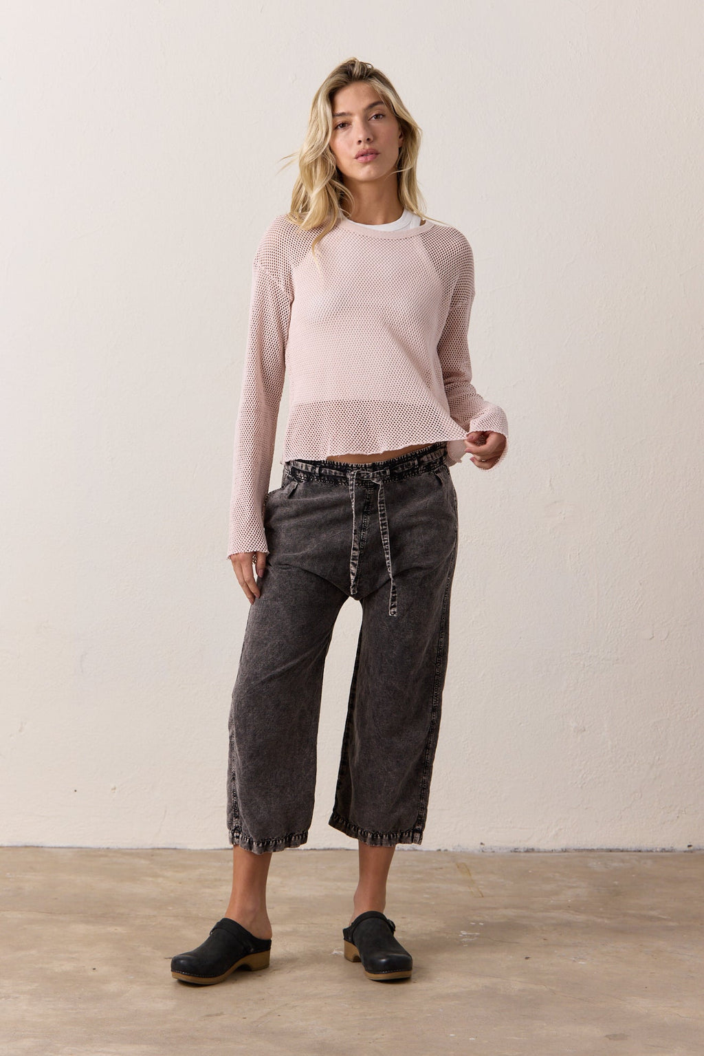 Laurel Boxy Mesh Tee