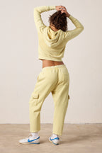 Mateo Drop Rise Cargo Loop Terry Sweatpant