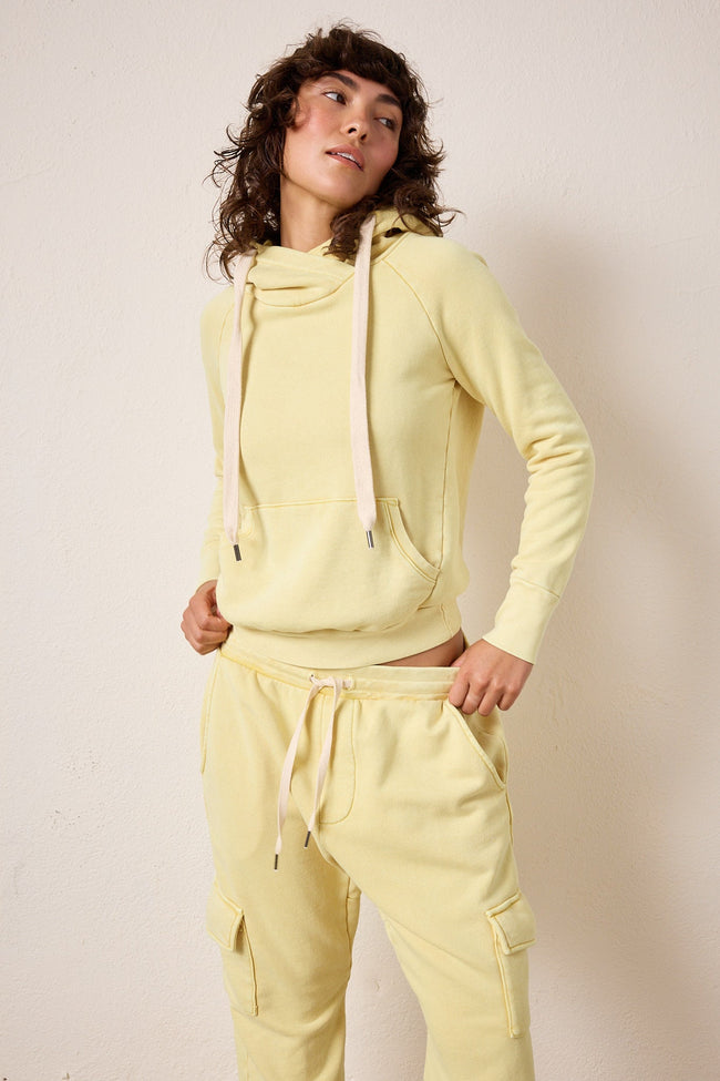 Lisse Fitted Loop Terry Hoodie Hover Image