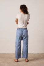Shailey Chambray Paperbag Waist Pant