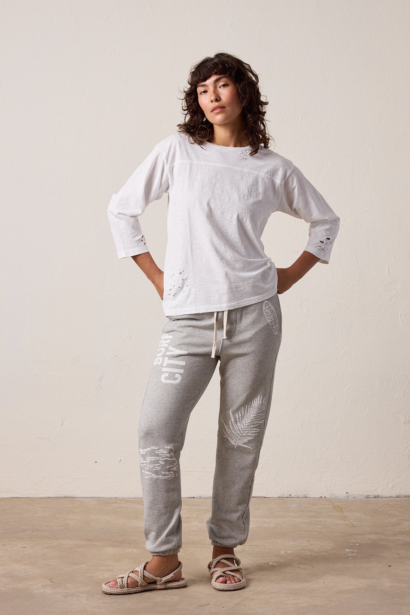 Hart Torn Slub Jersey Football Tee