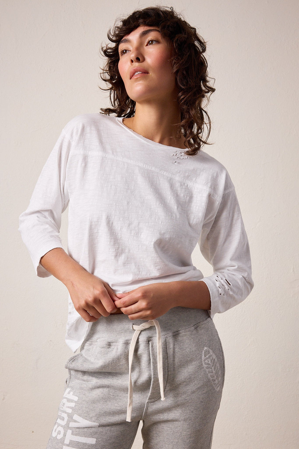 Hart Torn Slub Jersey Football Tee