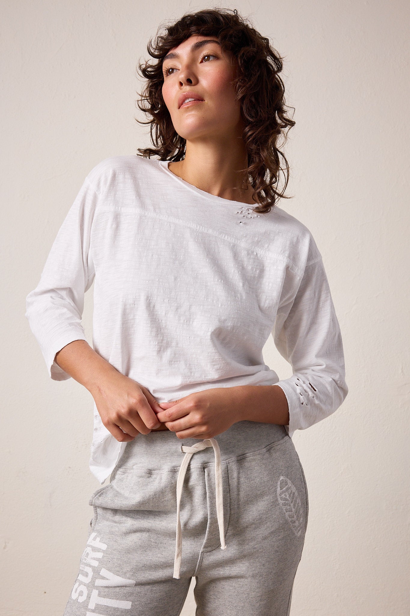 Hart Torn Slub Jersey Football Tee