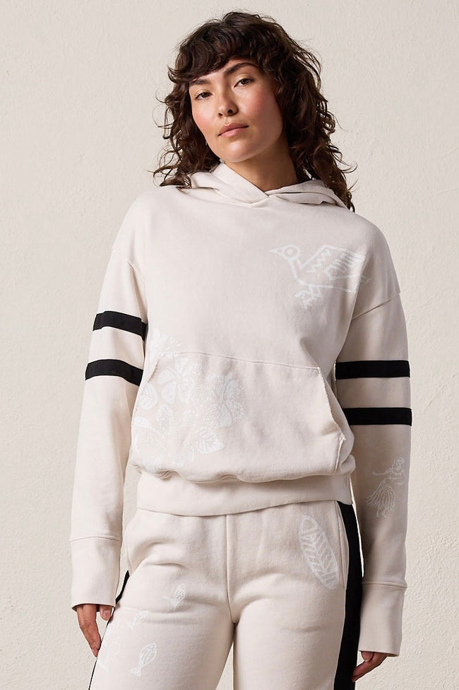 Ellis Relaxed Loop Terry Hula Hoodie Hover Image