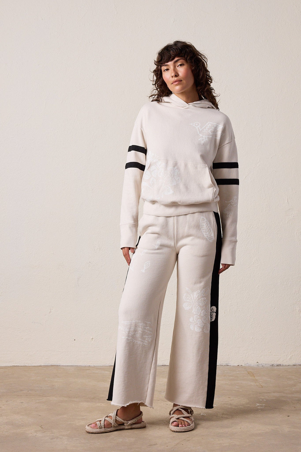 Ellis Relaxed Loop Terry Hula Hoodie