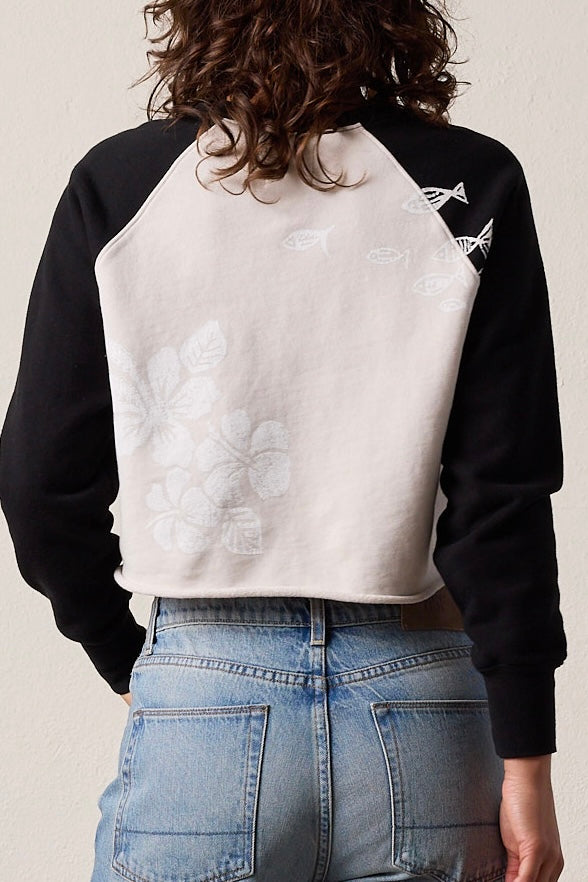Marco Crop Loop Terry Hula Sweatshirt