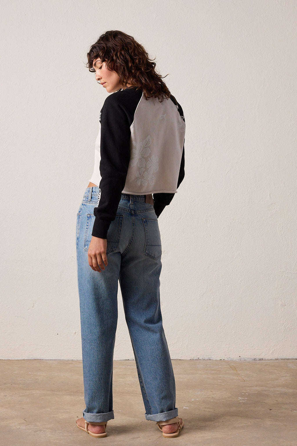 Marco Crop Loop Terry Hula Sweatshirt