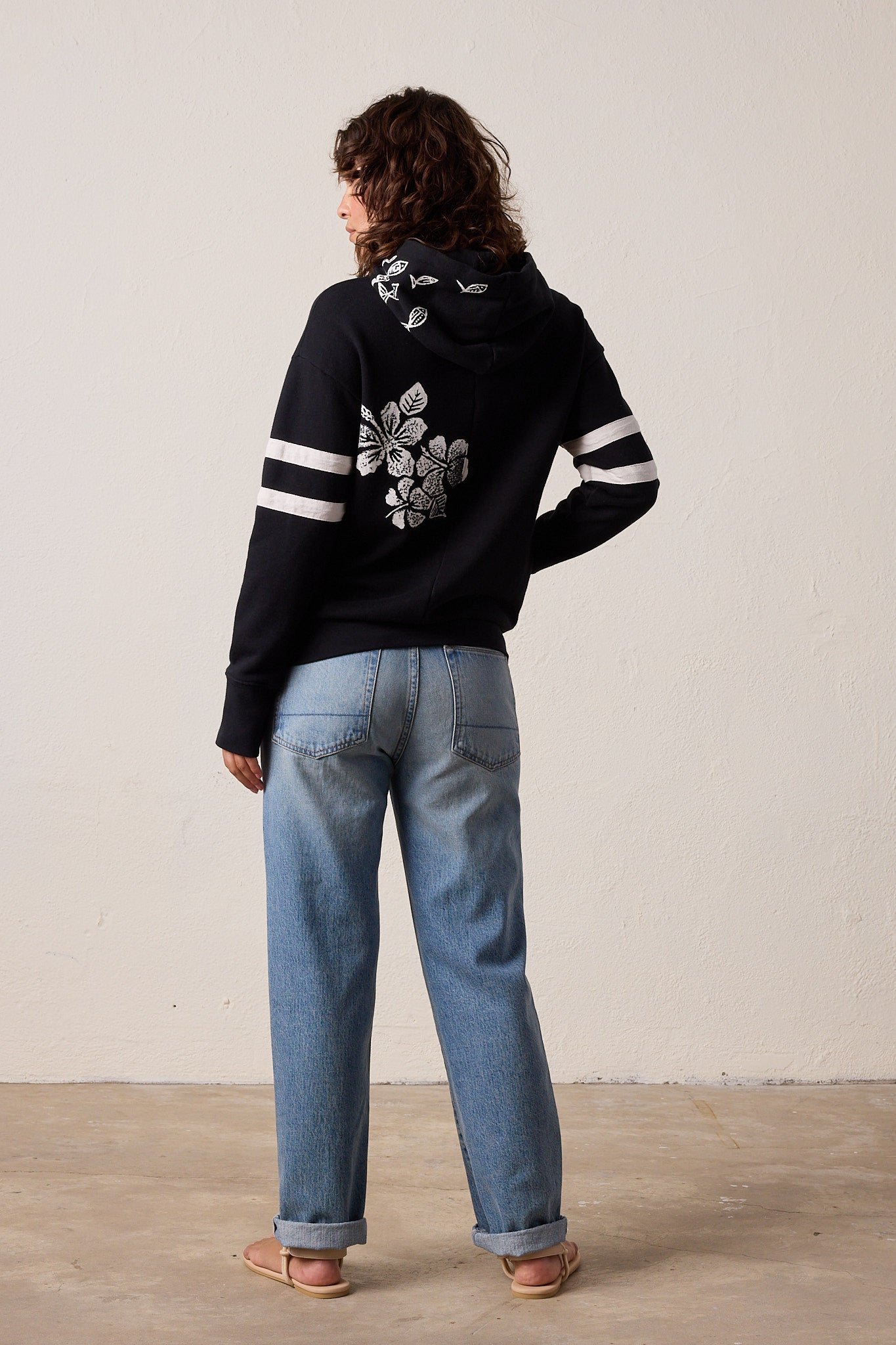 Ellis Relaxed Loop Terry Hula Hoodie