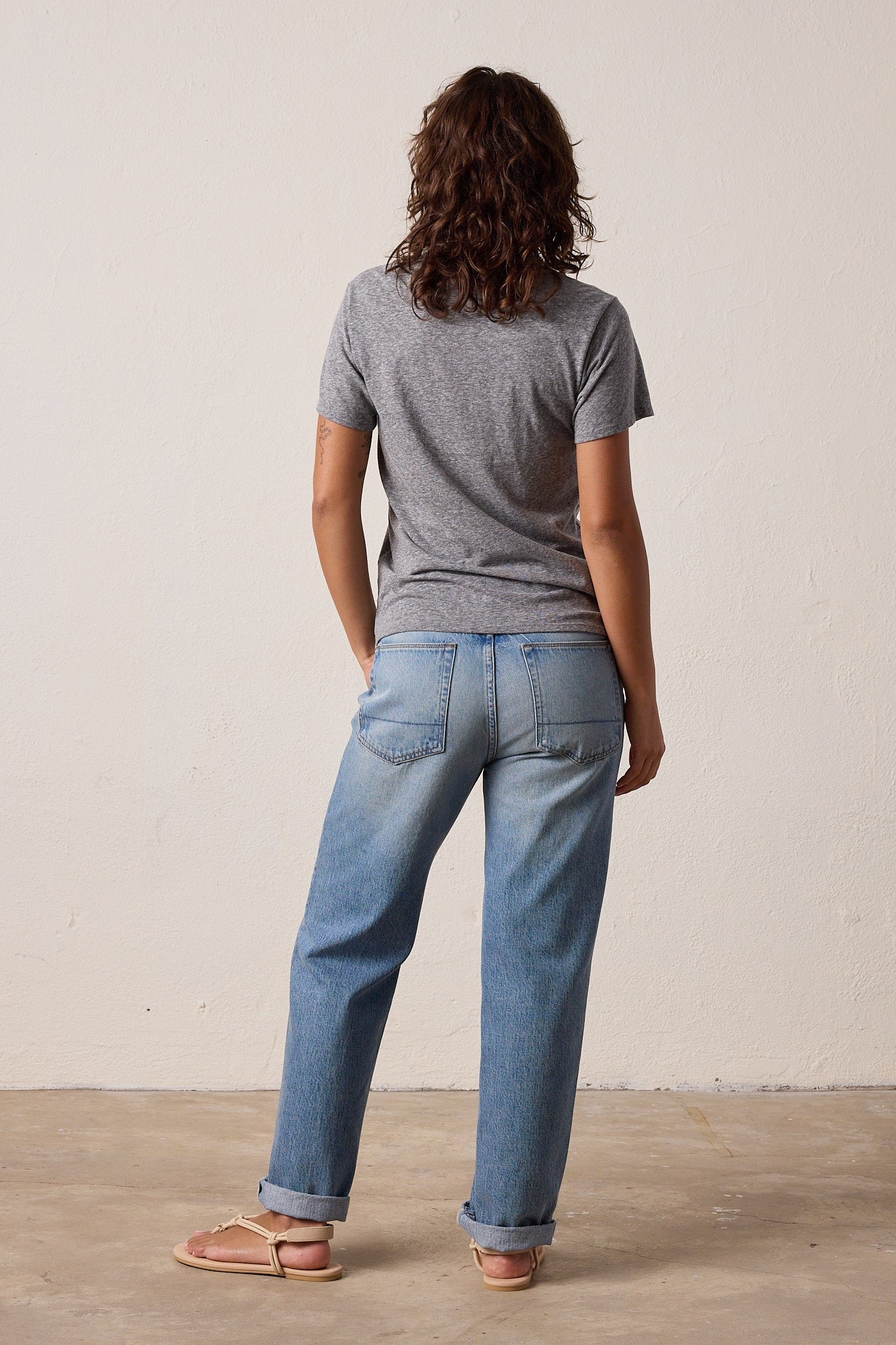 Billy Relaxed Melange Jersey Tee