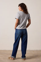 Layla Relaxed V Neck Vintage Jersey Tee