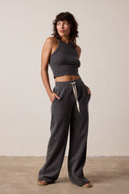 Franky Wide Leg Loop Terry Sweatpant