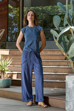 Chloe Fitted Slub Jersey Muscle Tee