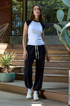 Chloe Fitted Baby Rib Muscle Tee