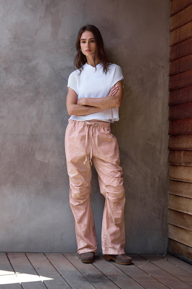 Danny Relaxed Mineral Print Drawstring Pant Main Image