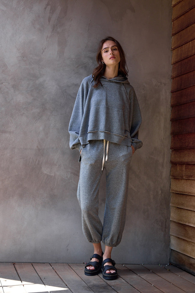 Luma Oversize Melange Terry Poncho Main Image