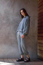 Luma Oversize Melange Terry Poncho