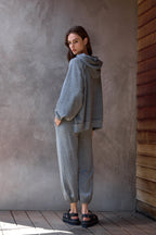 Luma Oversize Melange Terry Poncho