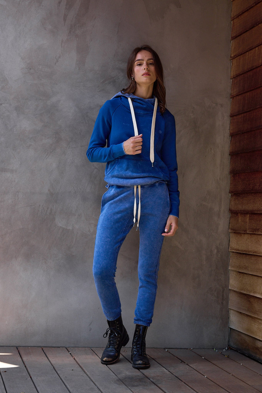 Lisse Fitted Loop Terry Hoodie