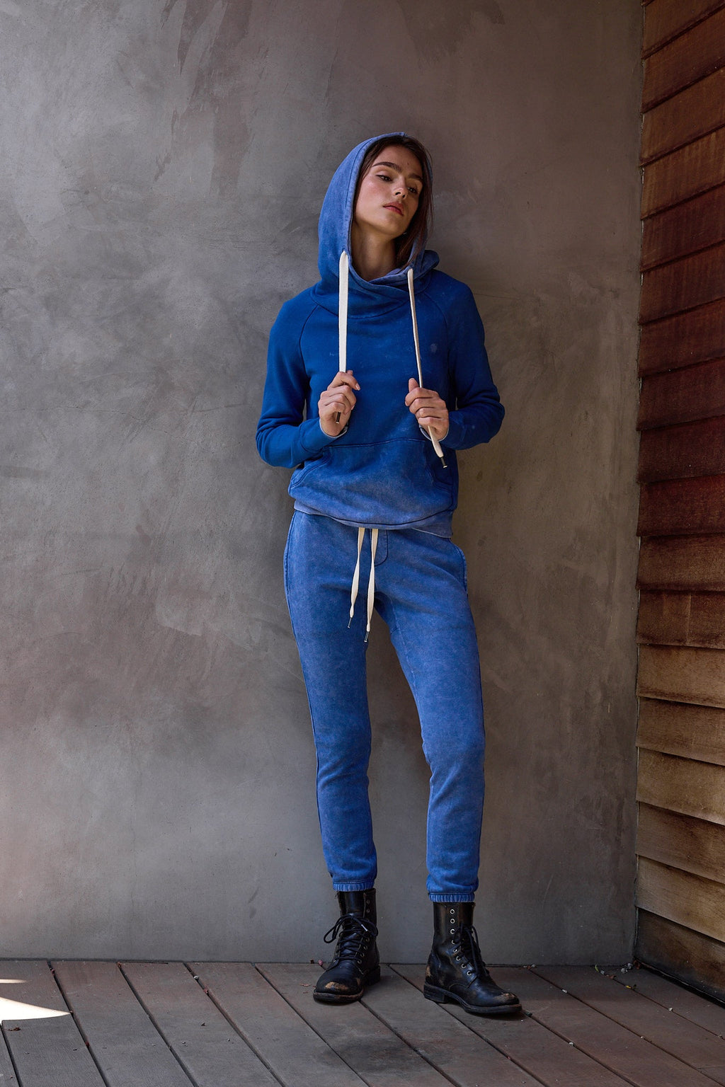 Lisse Fitted Loop Terry Hoodie