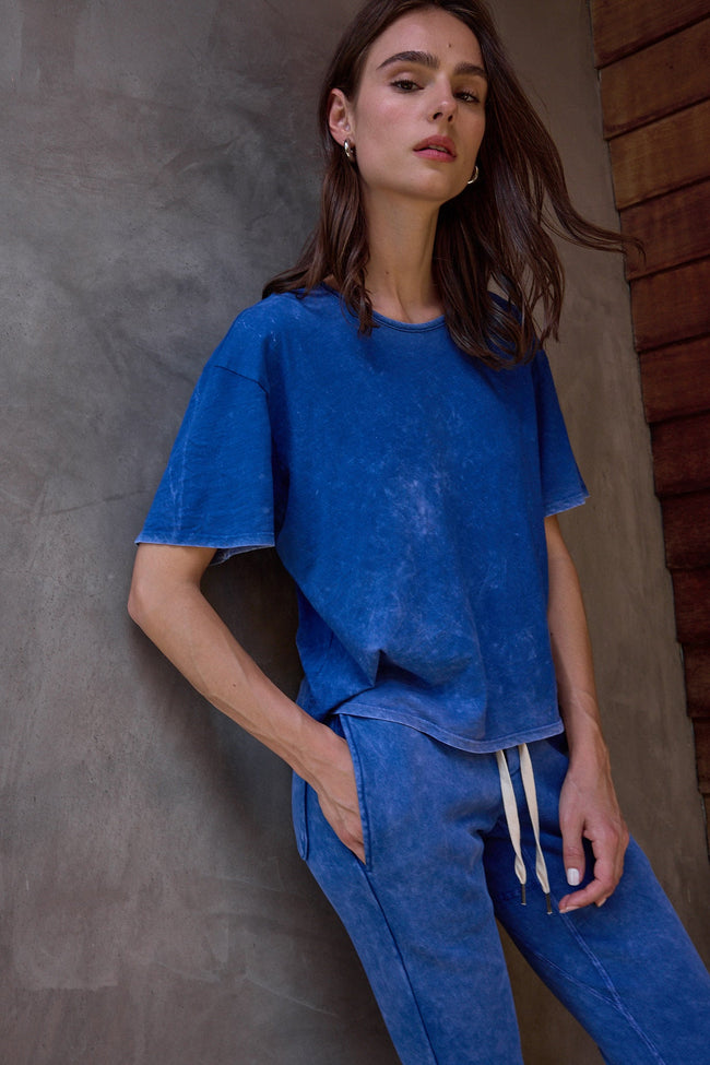 Harper Boxy Slub Jersey Tee Hover Image