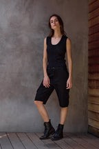 Valeria Viscose Blend Crochet Tank Sweater