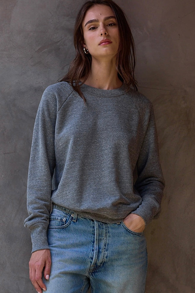 Saguro Chic Melange Terry Sweatshirt