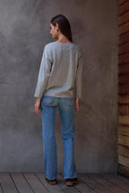 Hazel Boxy Vintage Jersey Henley