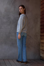 Hazel Boxy Vintage Jersey Henley