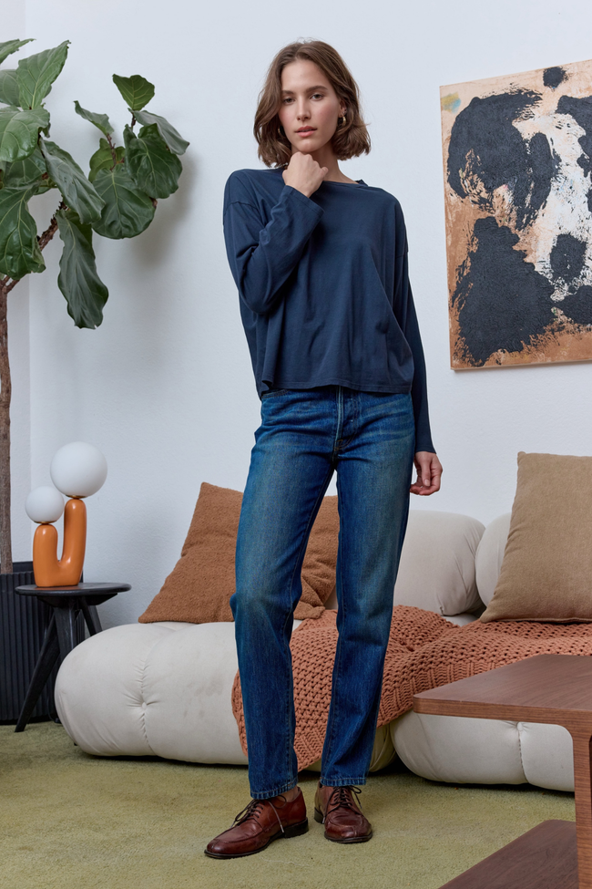 Loffler Boxy Fine Jersey Tee Main Image