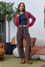 Mills Painted Cotton Zip Hoodie Sweater