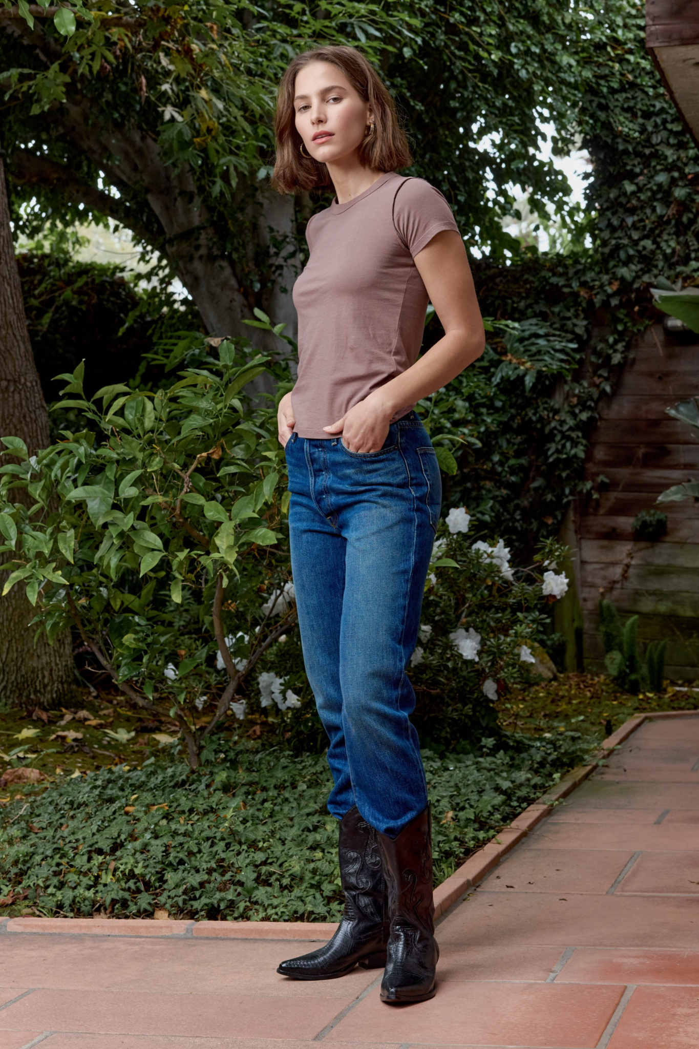 Owen Mid Rise Slim Straight Jean