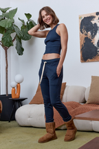 Sayde Slim Distressed Loop Terry Sweatpant