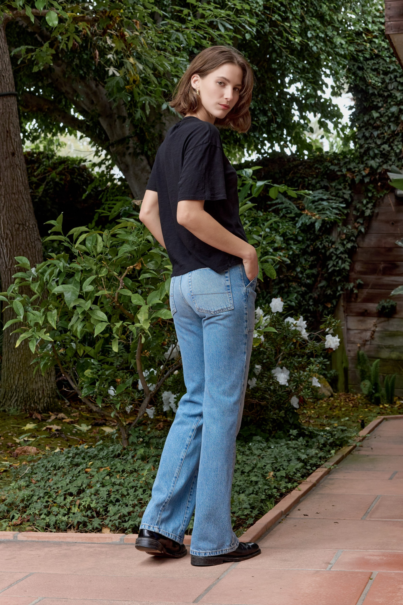 Harper Boxy Slub Jersey Tee