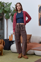 Mills Painted Cotton Zip Hoodie Sweater