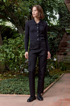 Dame Viscose Blend Crochet Cardigan