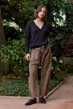 Carlson Linen Cotton Tie Pant