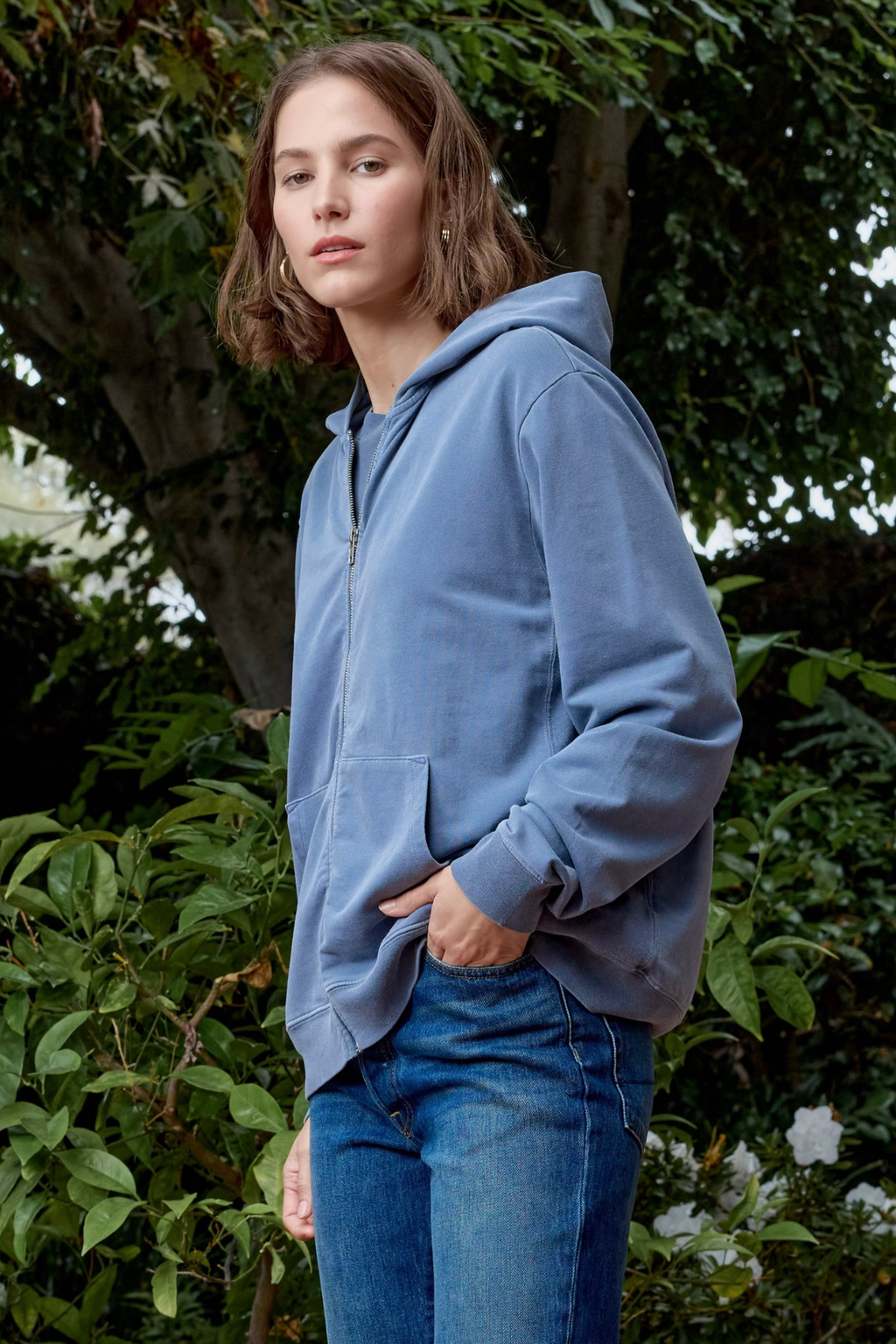 Lincoln Oversized Mini Loop Terry Hoodie